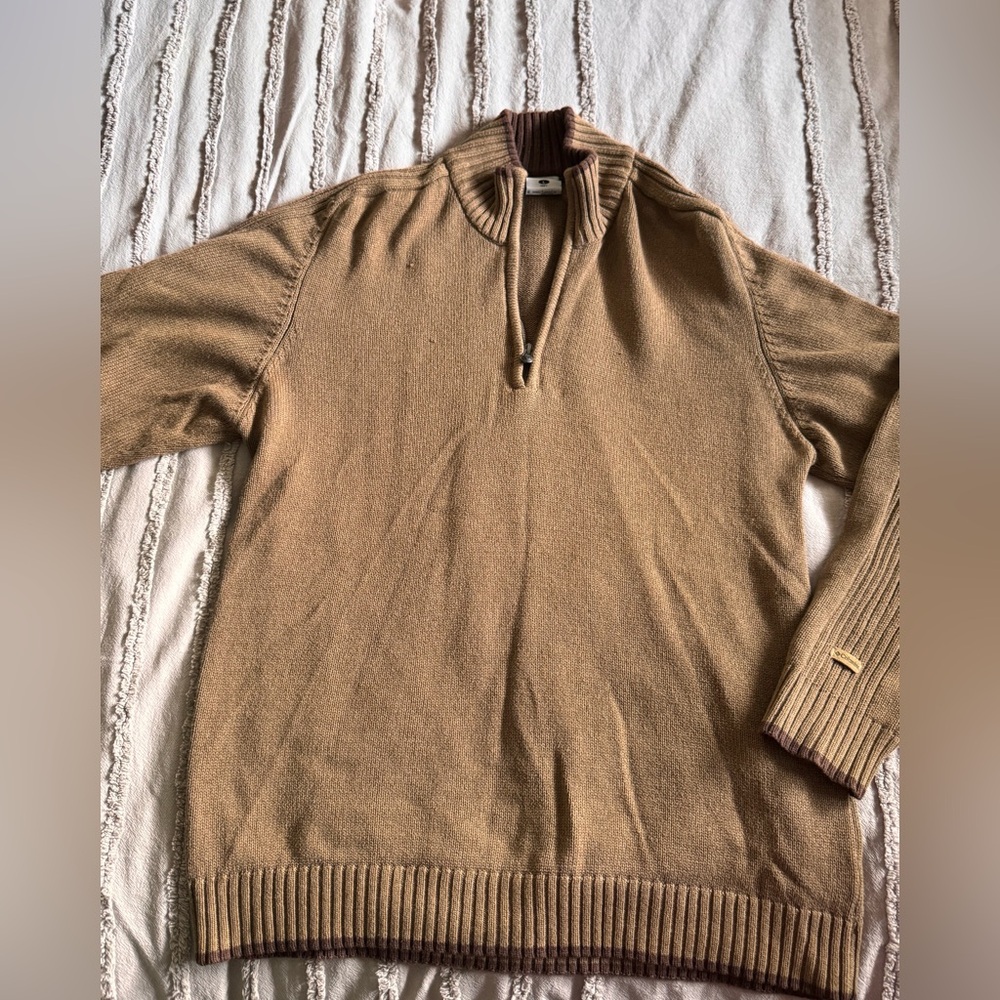 Men’s Columbia Half Zip Sweater Pullover Size L